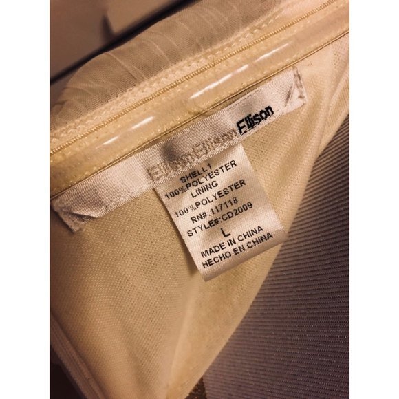 Ellison strapless high low cream formal dress size Large - Picture 5 of 6